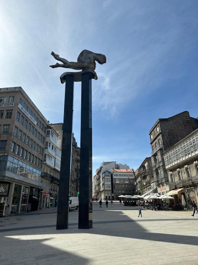 Apartamento Vigo Centro Puerta Del Sol Bagian luar foto